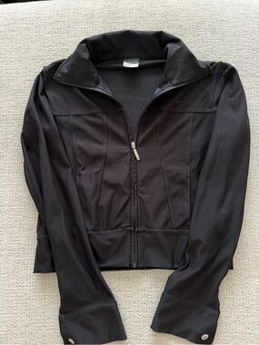 Nike Dri Fit Cropped Zip Up